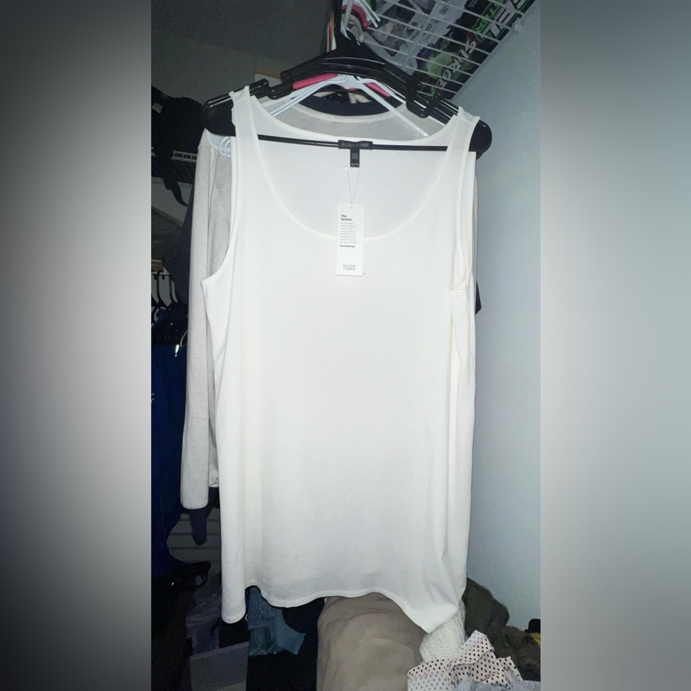 Eileen Fisher Tunic Top - Soft White